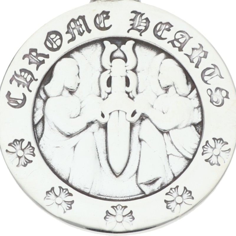Chrome Hearts Angel Medal V2 925 Silver Charm Size ONE SIZE