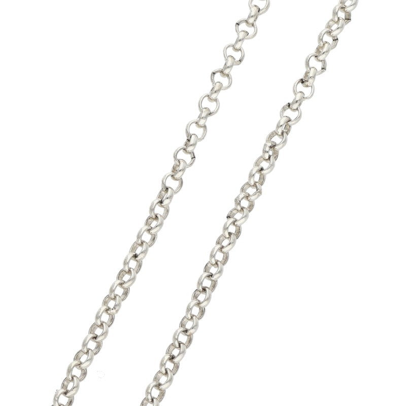 Chrome Hearts Roll Chain 20" Silver Necklace Size ONE SIZE