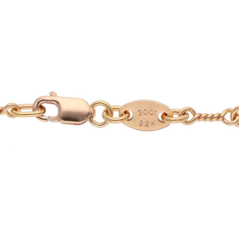 Chrome Hearts 22K Yellow Gold Twist Chain 18" Size ONE SIZE