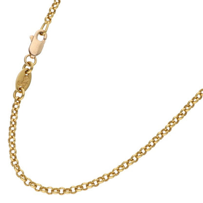Chrome Hearts 22K Roll Chain 20 Gold Necklace