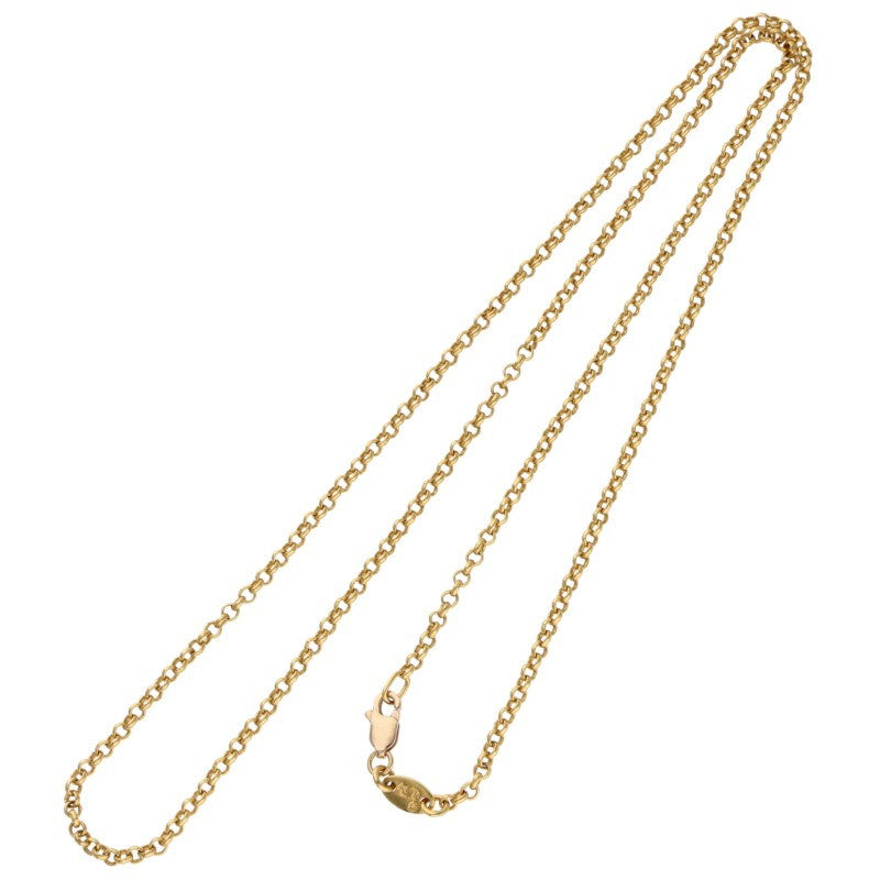 Chrome Hearts 22K Roll Chain 20 Gold Necklace