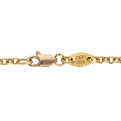 Chrome Hearts 22K Roll Chain 20 Gold Necklace