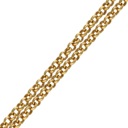 Chrome Hearts 22K Roll Chain 20 Gold Necklace