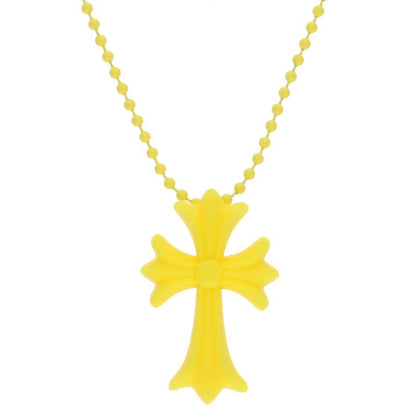 Chrome Hearts Yellow Rubber Small CH Cross Size ONE SIZE