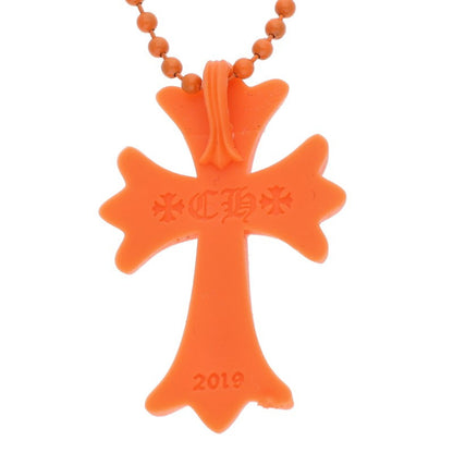 Chrome Hearts Orange Rubber Small CH Cross Size ONE SIZE