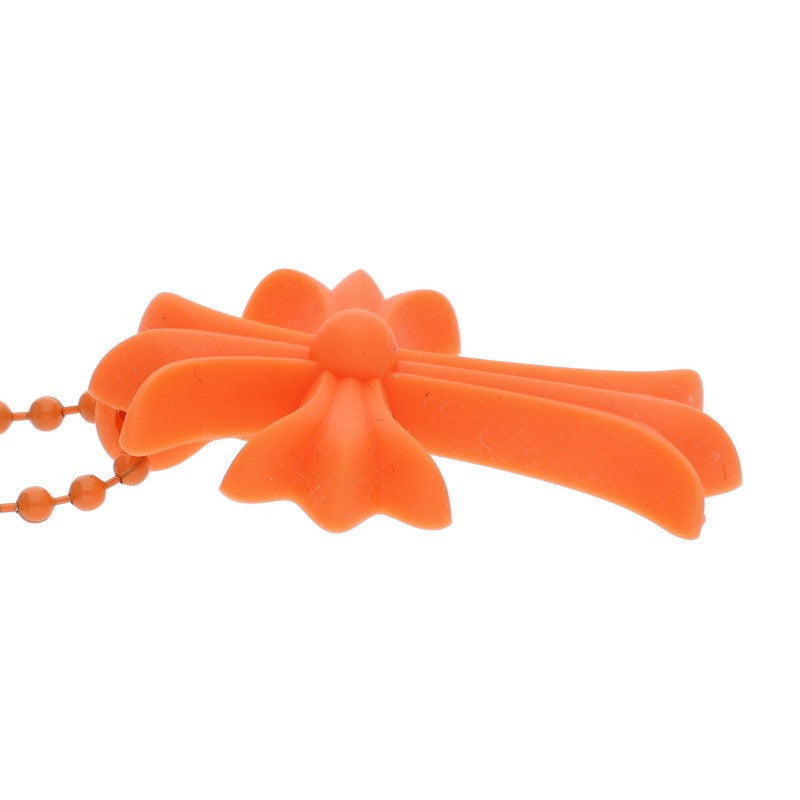 Chrome Hearts Orange Rubber Small CH Cross Size ONE SIZE