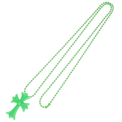 Chrome Hearts Green Rubber Small CH Cross Size ONE SIZE