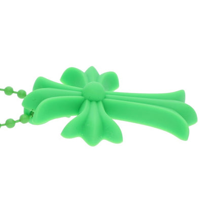Chrome Hearts Green Rubber Small CH Cross Size ONE SIZE