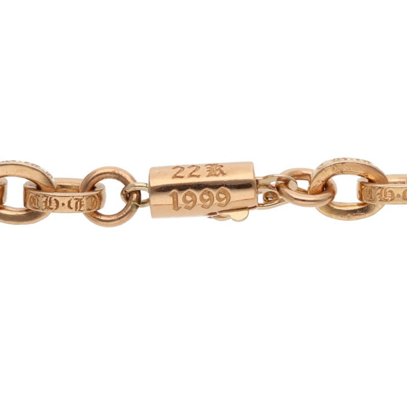 Chrome Hearts 22K Yellow Gold Chain Necklace Size 20INCH