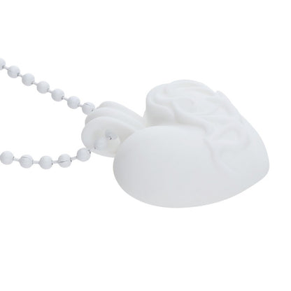 Chrome Hearts White Rubber Heart Necklace Size ONE SIZE