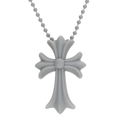 Chrome Hearts Gray Rubber Small CH Cross Size ONE SIZE
