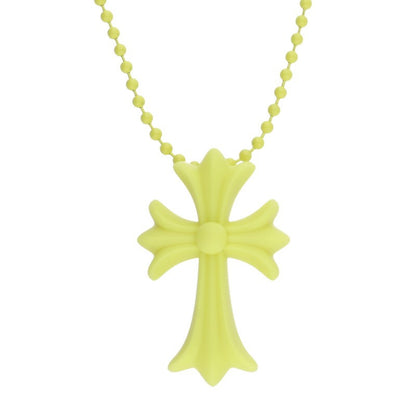 Chrome Hearts Yellow Rubber Small CH Cross Size ONE SIZE