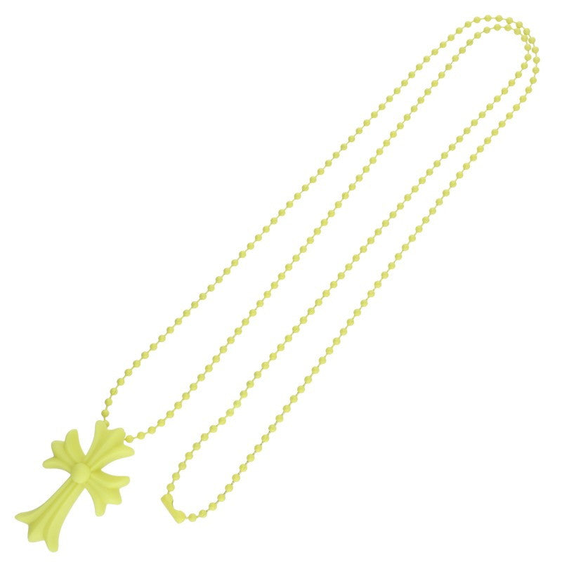 Chrome Hearts Yellow Rubber Small CH Cross Size ONE SIZE