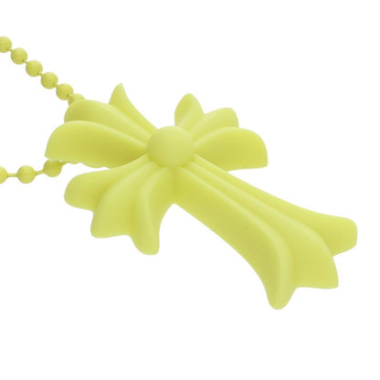Chrome Hearts Yellow Rubber Small CH Cross Size ONE SIZE