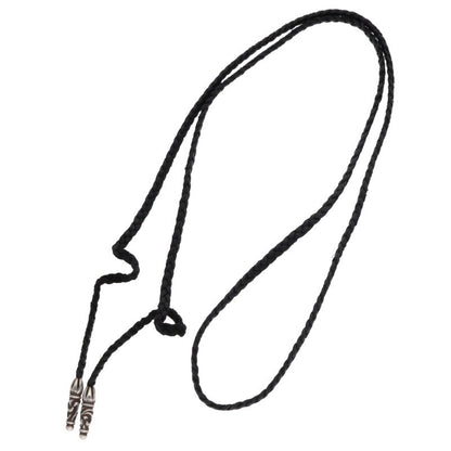 Chrome Hearts Black/Silver Scroll Leather Size ONE SIZE