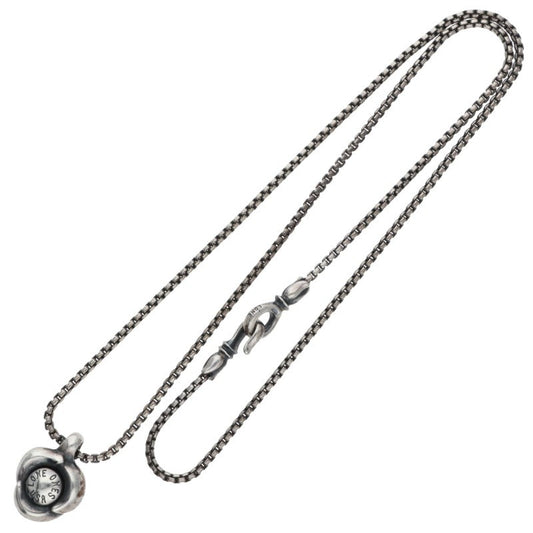 LONEONES Silver Flow Pendant KF Chain Necklace Size 18INCH