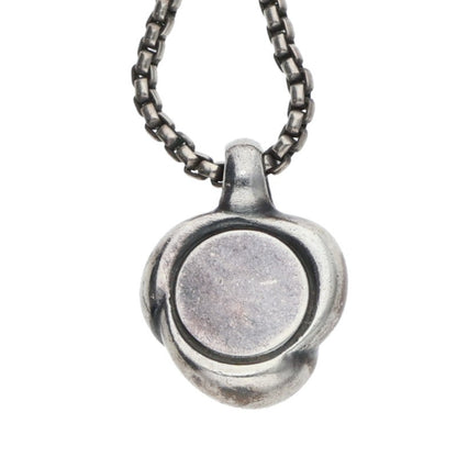 LONEONES Silver Flow Pendant KF Chain Necklace Size 18INCH