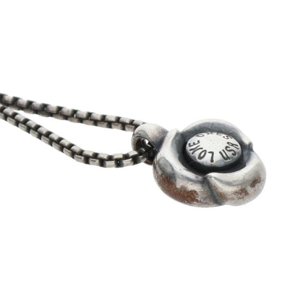LONEONES Silver Flow Pendant KF Chain Necklace Size 18INCH