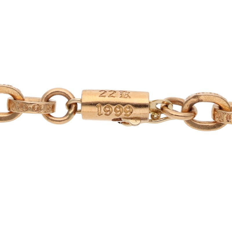 Chrome Hearts 22K Yellow Gold Chain Necklace Size 20INCH