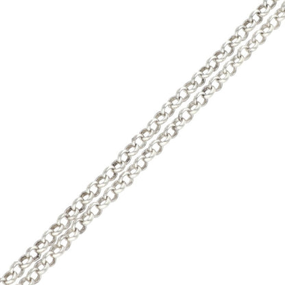 Chrome Hearts 925 Silver Roll Chain 18" Size ONE SIZE
