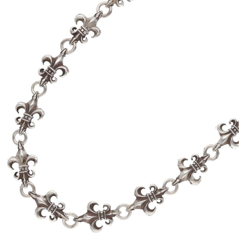 Chrome Hearts Cutout BS Fleur Silver Necklace Size ONE SIZE
