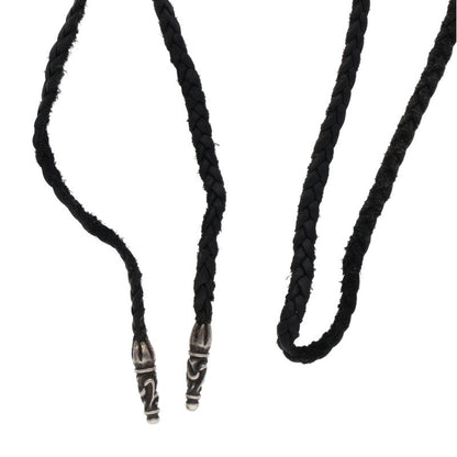 Chrome Hearts Scroll Leather Braid Necklace Size ONE SIZE