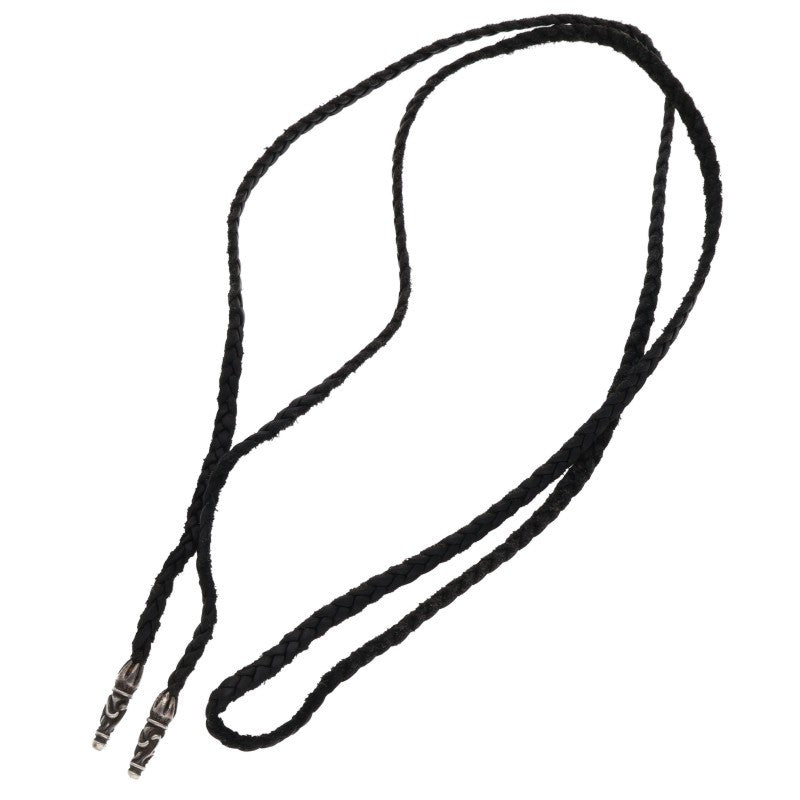 Chrome Hearts Scroll Leather Braid Necklace Size ONE SIZE