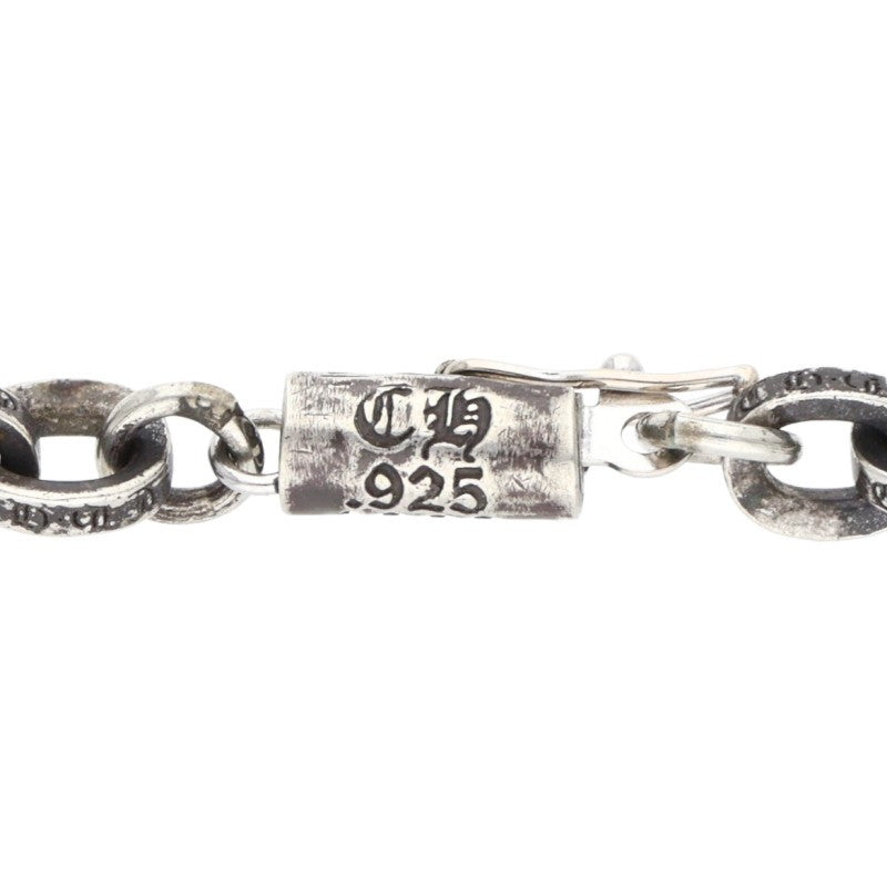 Chrome Hearts 925 Silver Paper Chain Necklace Size 24INCH
