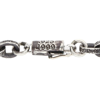 Chrome Hearts 925 Silver Paper Chain Necklace Size 24INCH