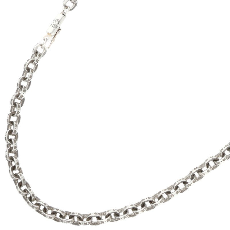 Chrome Hearts 925 Silver Paper Chain Necklace Size 18INCH