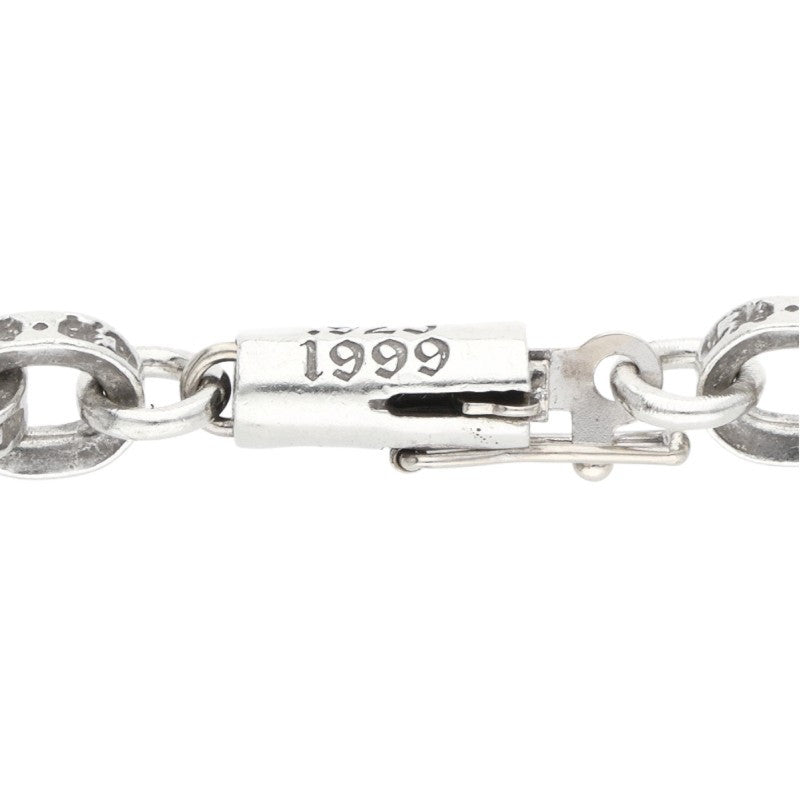 Chrome Hearts 925 Silver Paper Chain Necklace Size 18INCH