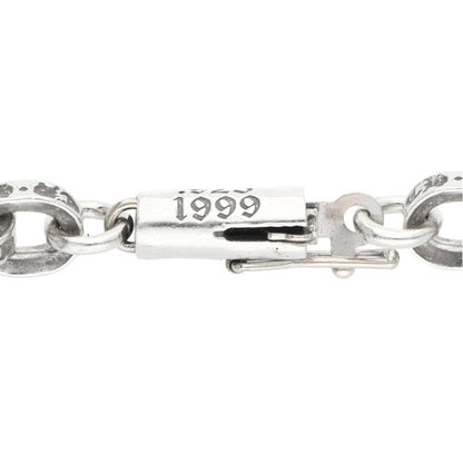 Chrome Hearts 925 Silver Paper Chain Necklace Size 18INCH