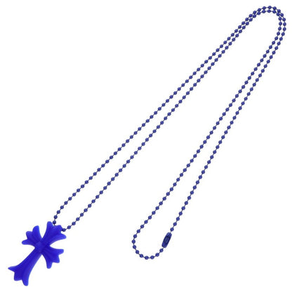 Chrome Hearts Rubber Small CH Cross Necklace Size ONE SIZE