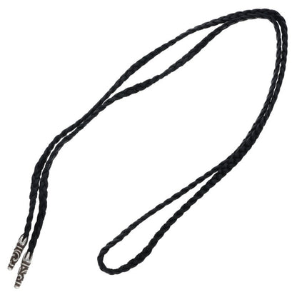 Chrome Hearts Scroll Leather Braid Silver Size ONE SIZE