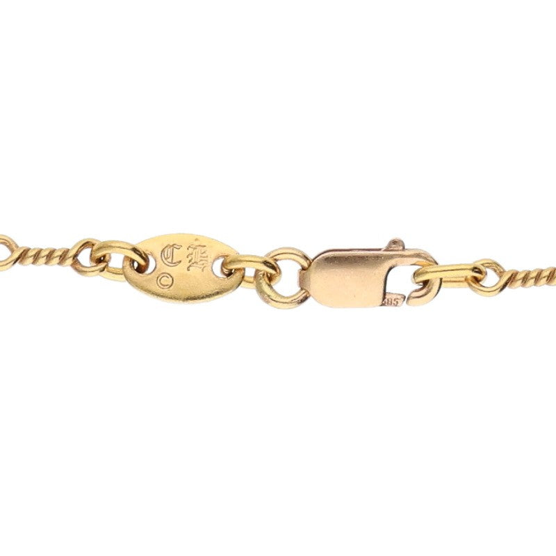 Chrome Hearts 18inch 22K Twist Chain Gold Size ONE SIZE