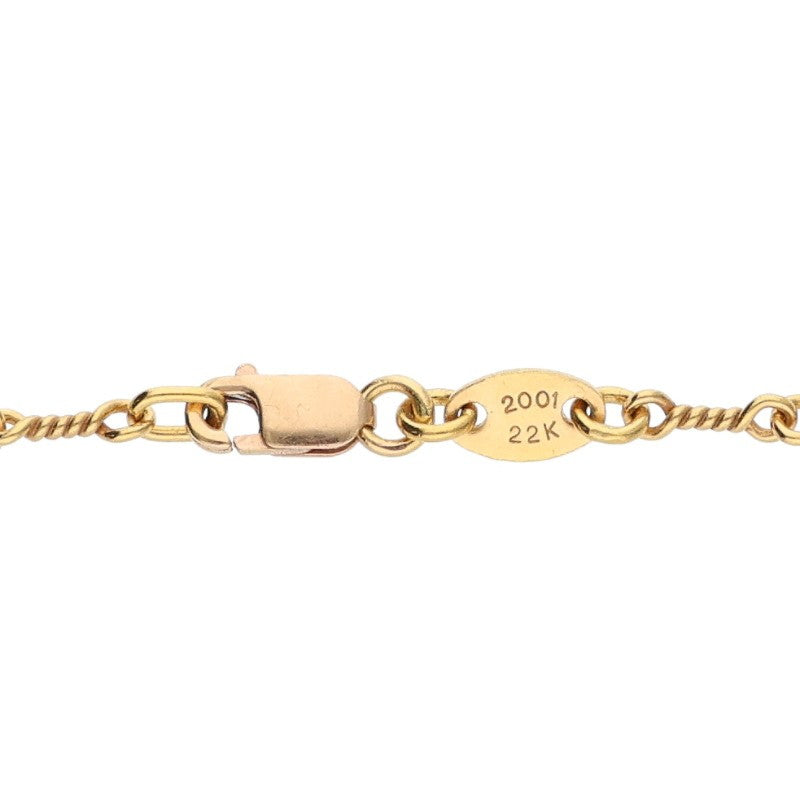 Chrome Hearts 18inch 22K Twist Chain Gold Size ONE SIZE