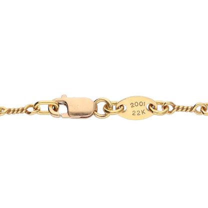 Chrome Hearts 18inch 22K Twist Chain Gold Size ONE SIZE