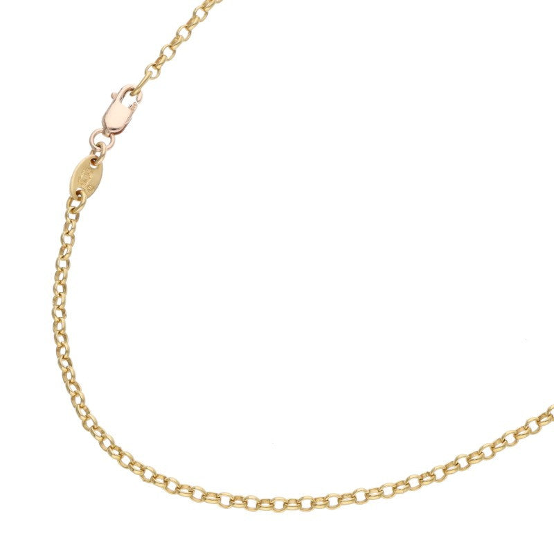 Chrome Hearts 22K Roll Chain Gold Necklace Size 18INCH