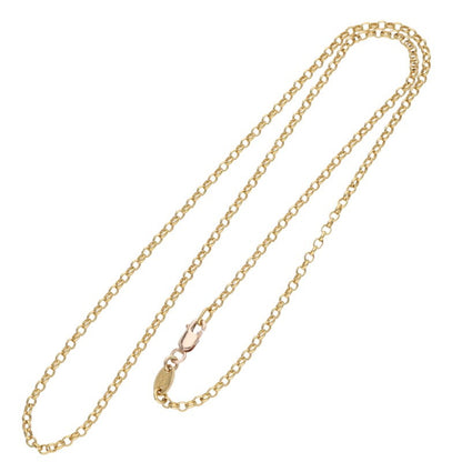 Chrome Hearts 22K Roll Chain Gold Necklace Size 18INCH