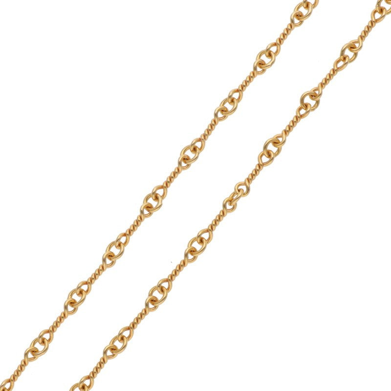 Chrome Hearts 22K Yellow Gold Chain Necklace Size 18INCH