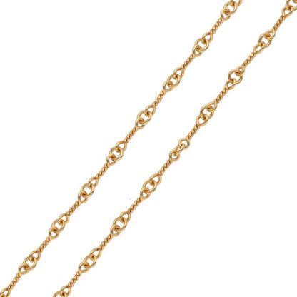 Chrome Hearts 22K Yellow Gold Chain Necklace Size 18INCH
