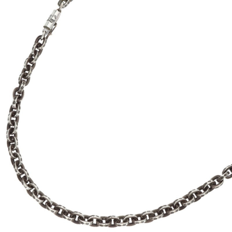 Chrome Hearts 925 Silver Paper Chain Necklace Size 20INCH
