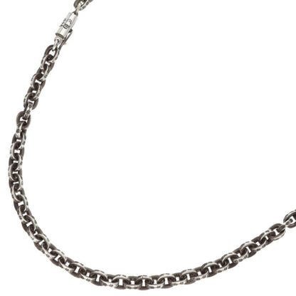 Chrome Hearts 925 Silver Paper Chain Necklace Size 20INCH