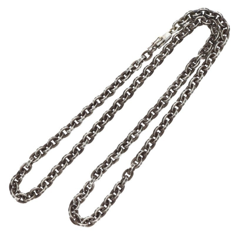 Chrome Hearts 925 Silver Paper Chain Necklace Size 20INCH