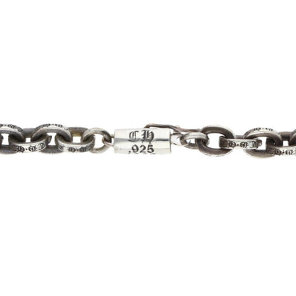 Chrome Hearts 925 Silver Paper Chain Necklace Size 20INCH