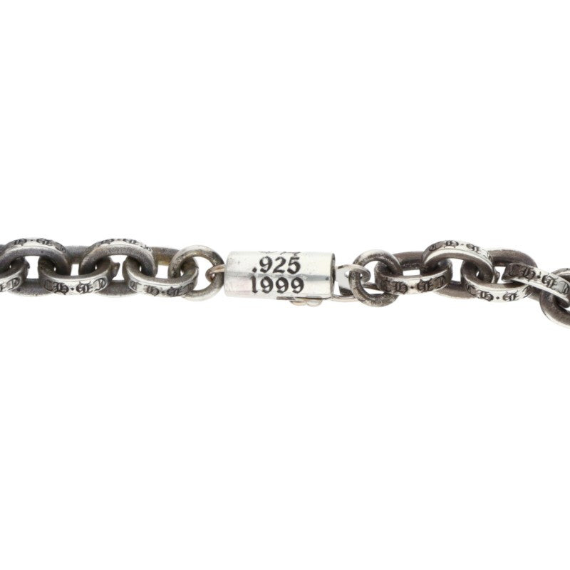 Chrome Hearts 925 Silver Paper Chain Necklace Size 20INCH