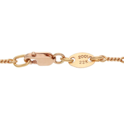 Chrome Hearts 22K Yellow Gold Chain Necklace Size 20INCH