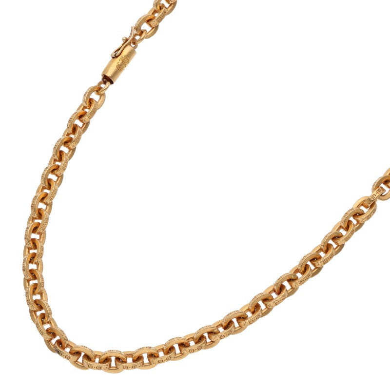 Chrome Hearts 22K Paper Chain 24 Gold Necklace Size ONE SIZE