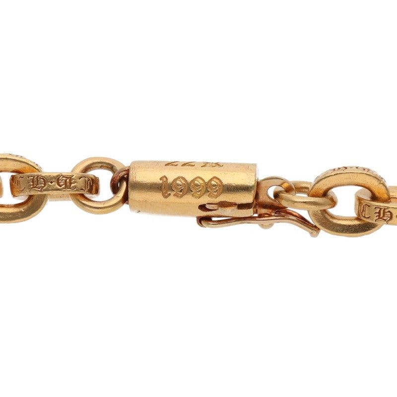 Chrome Hearts 22K Paper Chain 24 Gold Necklace Size ONE SIZE