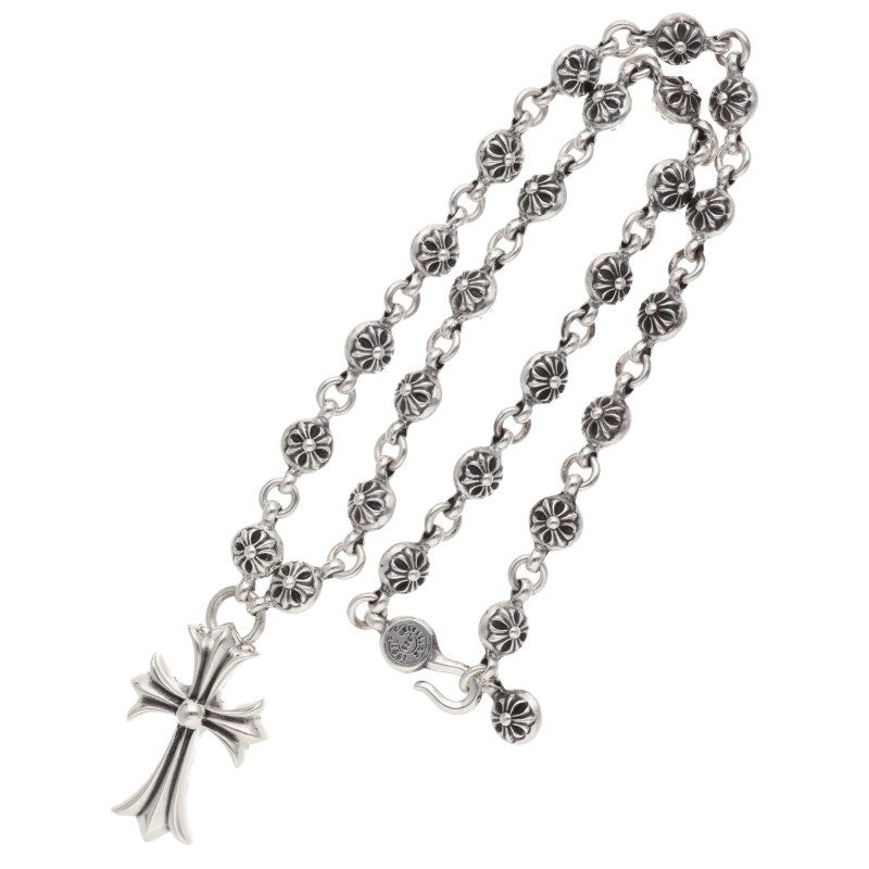 Chrome Hearts #1 CH Crossball Chain Silver Size ONE SIZE